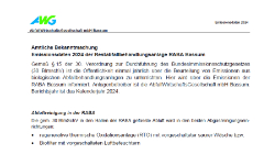 Ein Ausschnitt des Emissionsberichts 2024